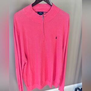 Brooks Brother Cotton 1/4 zip Sweater